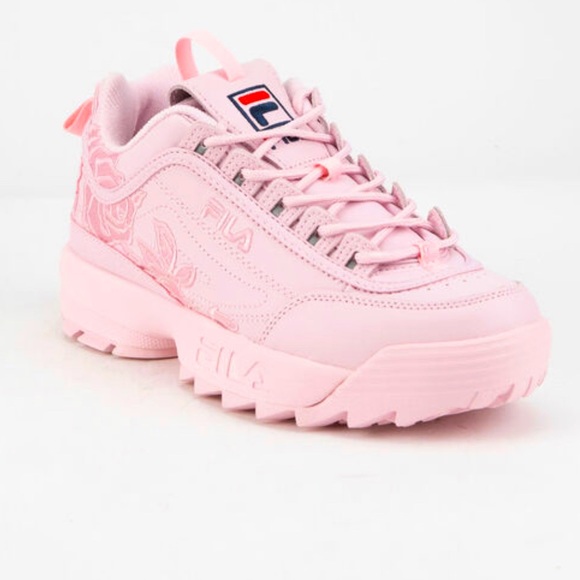 blush pink fila